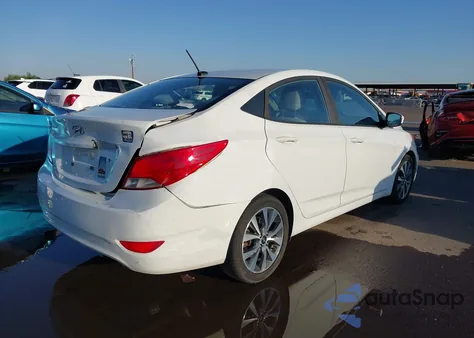 2017 Hyundai Accent Value Edition z USA, uszkodzony, nr VIN KMHCT4AE5HU379583